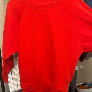 Aerie Women's Crewneck Sweater in Vibrant Red